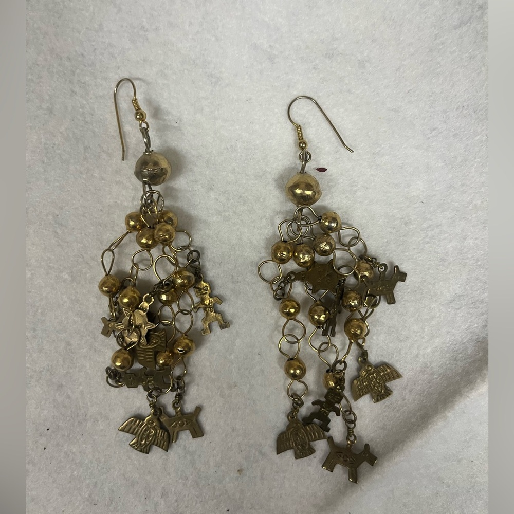 Gold Chandelier Earrings